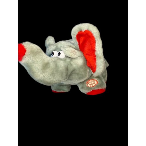 Singing Vibrating Elephant Therapy Plush Stuffed Security Support Pal Pet Toy - Picture 6 of 13